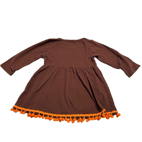 Boutique Thanksgiving tunic ruffle pants bundle with turkey appliqué size 2T - Picture 6 of 15